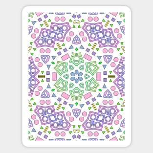 Pastel Kaleidoscope Sticker